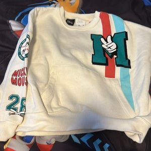 Zara Mickey sweatshirt 3-4 years